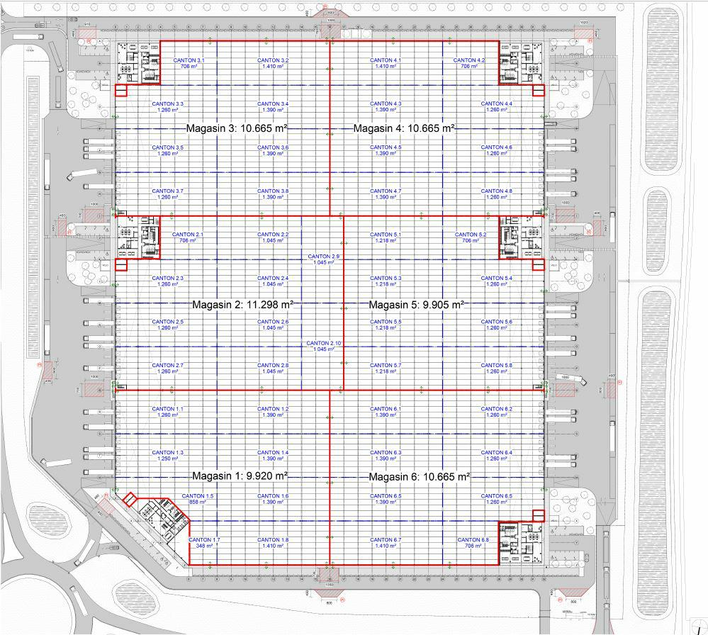 Entrepôt classe a Loon-Plage 76378m² Location entrepôt classe a Loon-Plage Nord OLLOG2318194 6